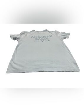 American Eagle Light Blue Logo Tee